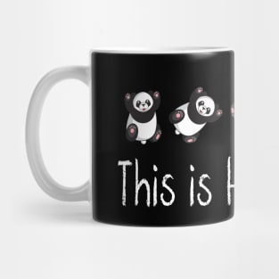 Funny Little Baby Bear Panda Gifts Tee This Is How I Roll Costume Mug